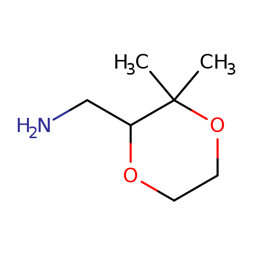 1-(3,3-dimethyl-1,4-dioxan-2-yl)methanamine