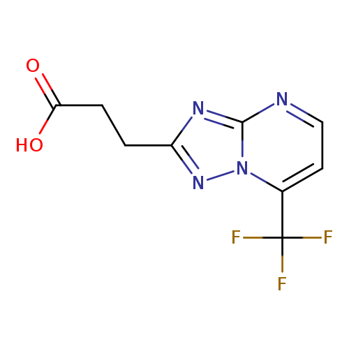 3-(7-(Trifluoromethyl)-[1,2,4]triazolo[1,5-a]pyrimidin-2-yl)propanoic acid