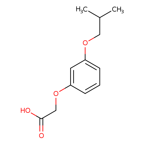 2-[3-(2-methylpropoxy)phenoxy]acetic acid