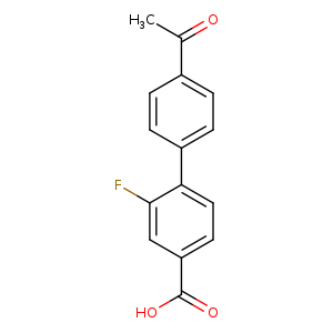 4-(4-Acetylphenyl)-3-fluorobenzoic acid