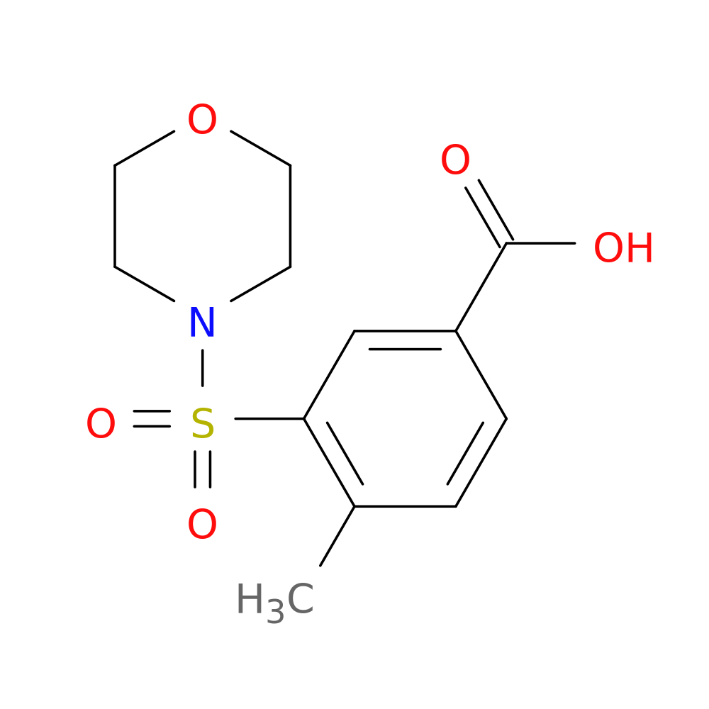 4-Methyl-3-(morpholinosulfonyl)benzoic acid