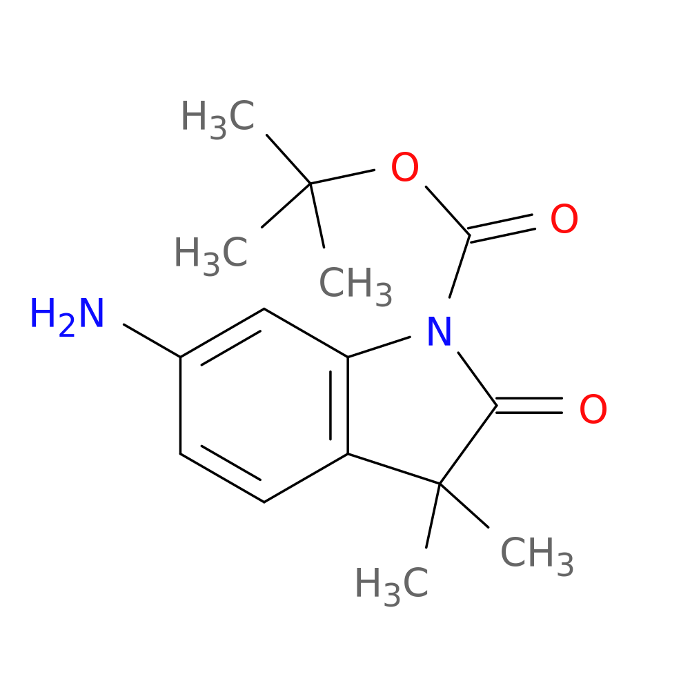 1-Boc-6-amino-3,3-dimethyl-2-oxo-2,3-dihydro-indole