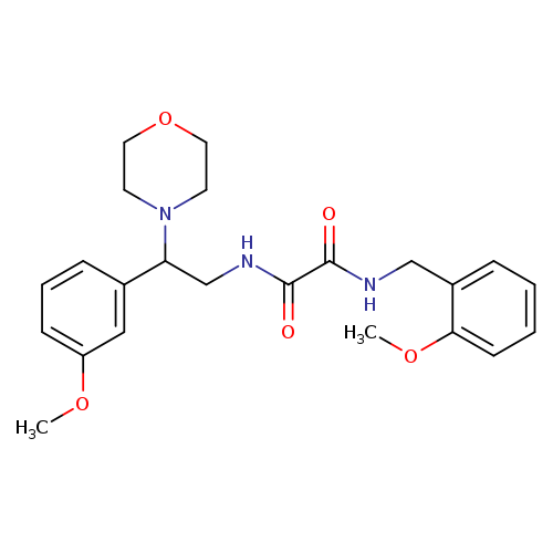 N-[2-(3-methoxyphenyl)-2-(morpholin-4-yl)ethyl]-N'-[(2-methoxyphenyl)methyl]ethanediamide