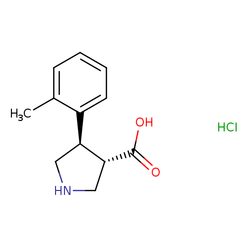 (3S,4R)-4-(o-tolyl)Pyrrolidine-3-carboxylic acid hydrochloride