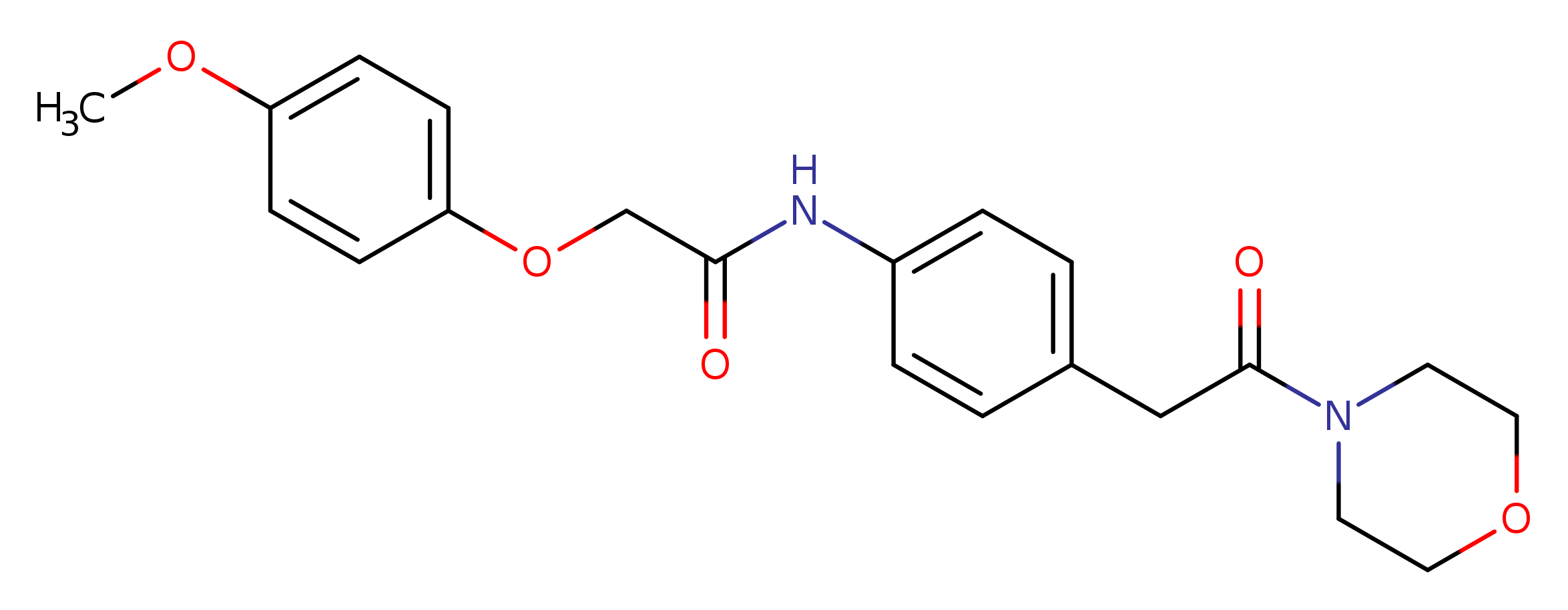 2-(4-methoxyphenoxy)-N-{4-[2-(morpholin-4-yl)-2-oxoethyl]phenyl}acetamide