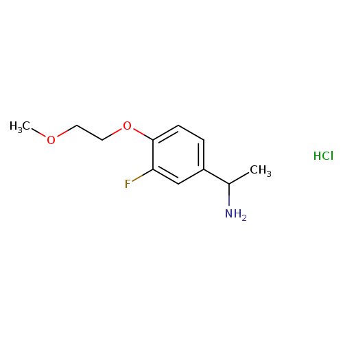 1-[3-Fluoro-4-(2-methoxy-ethoxy)-phenyl]-ethylamine hydrochloride