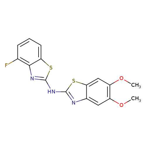 N-(4-fluoro-1,3-benzothiazol-2-yl)-5,6-dimethoxy-1,3-benzothiazol-2-amine