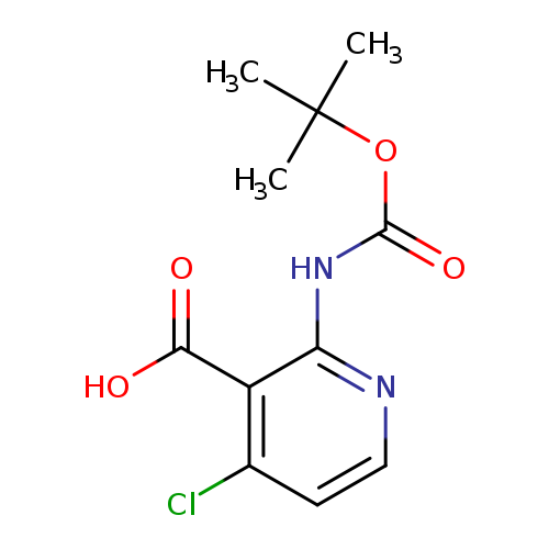 2-(tert-Butoxycarbonylamino)-4-chloronicotinic acid