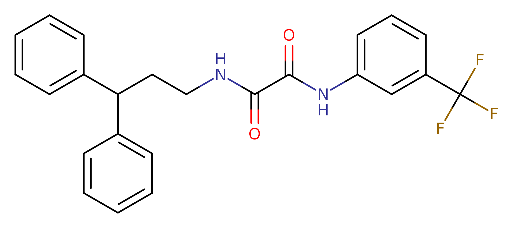 N'-(3,3-diphenylpropyl)-N-[3-(trifluoromethyl)phenyl]ethanediamide