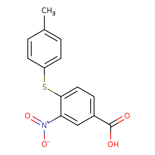 3-Nitro-4-(p-tolylthio)benzoic acid