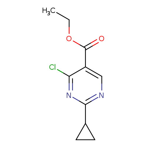 ETHYL 4-CHLORO-2-CYCLOPROPYLPYRIMIDINE-5-CARBOXYLATE