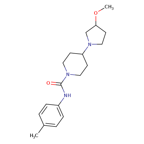 4-(3-methoxypyrrolidin-1-yl)-N-(4-methylphenyl)piperidine-1-carboxamide