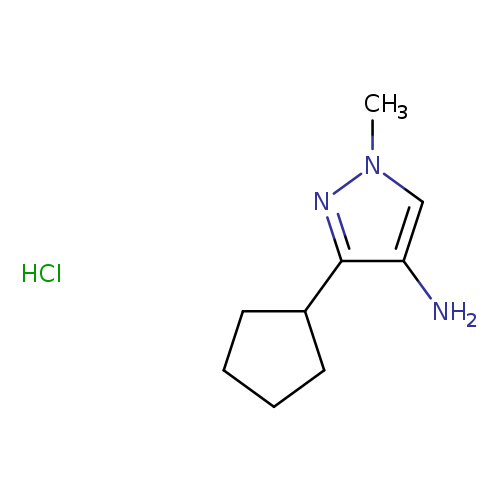 3-cyclopentyl-1-methyl-1h-pyrazol-4-amine hydrochloride