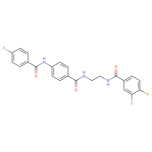 N-[4-({2-[(3,4-difluorophenyl)formamido]ethyl}carbamoyl)phenyl]-4-fluorobenzamide