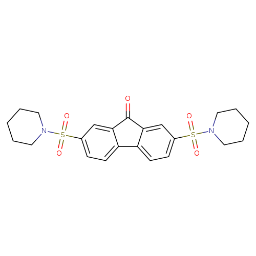 2,7-di(piperidinosulfonyl)-9H-fluoren-9-one