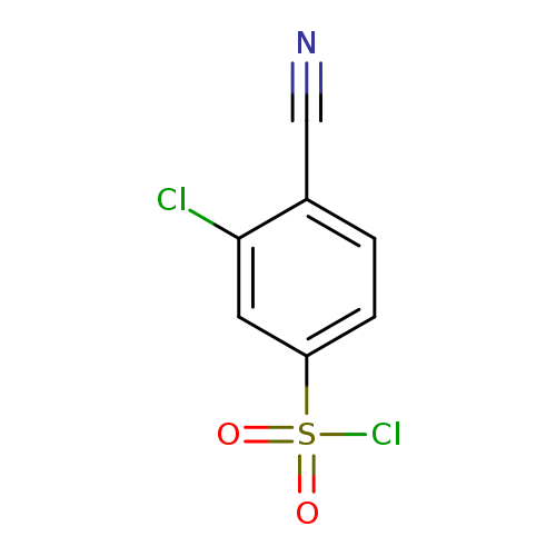 3-Chloro-4-cyano-benzenesulfonyl chloride