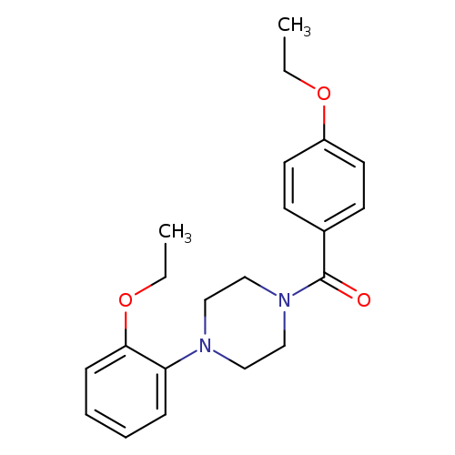 1-(4-ethoxybenzoyl)-4-(2-ethoxyphenyl)piperazine