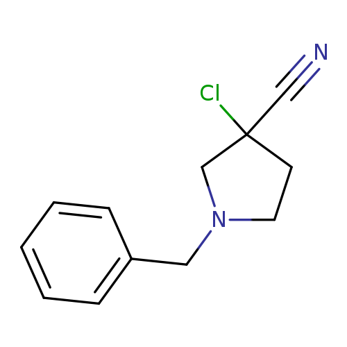 1-Benzyl-3-chloropyrrolidine-3-carbonitrile