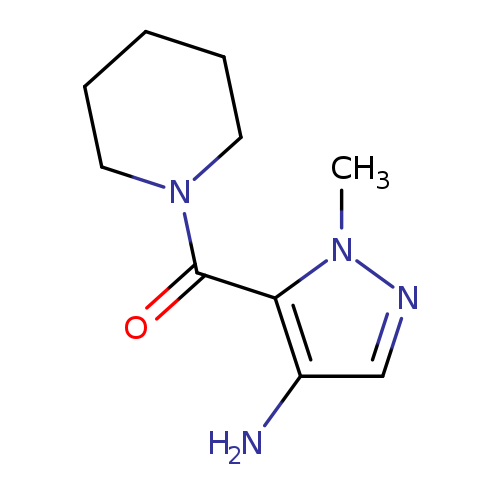 1-methyl-5-(piperidin-1-ylcarbonyl)-1H-pyrazol-4-amine