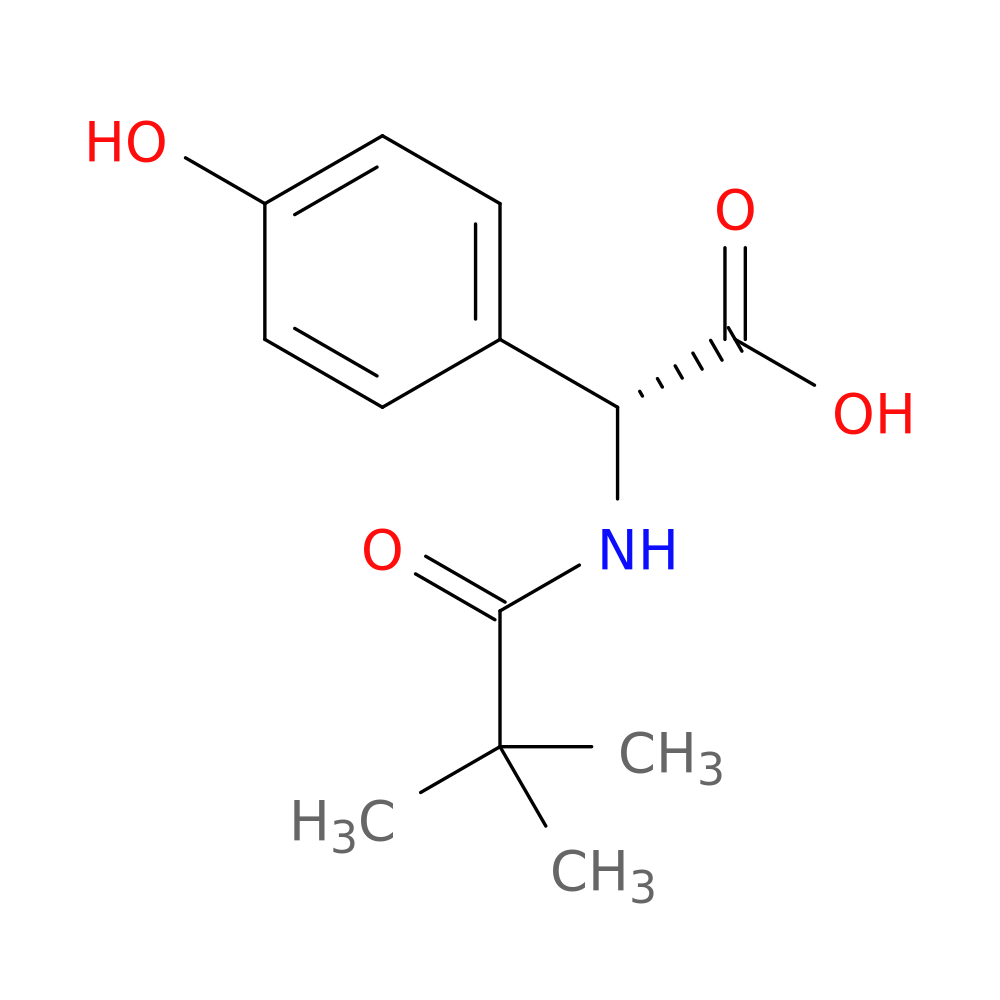 (R)-2-(4-Hydroxyphenyl)-2-pivalamidoacetic acid (Amoxicillin Impurity)