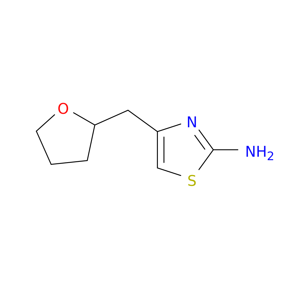 4-[(oxolan-2-yl)methyl]-1,3-thiazol-2-amine