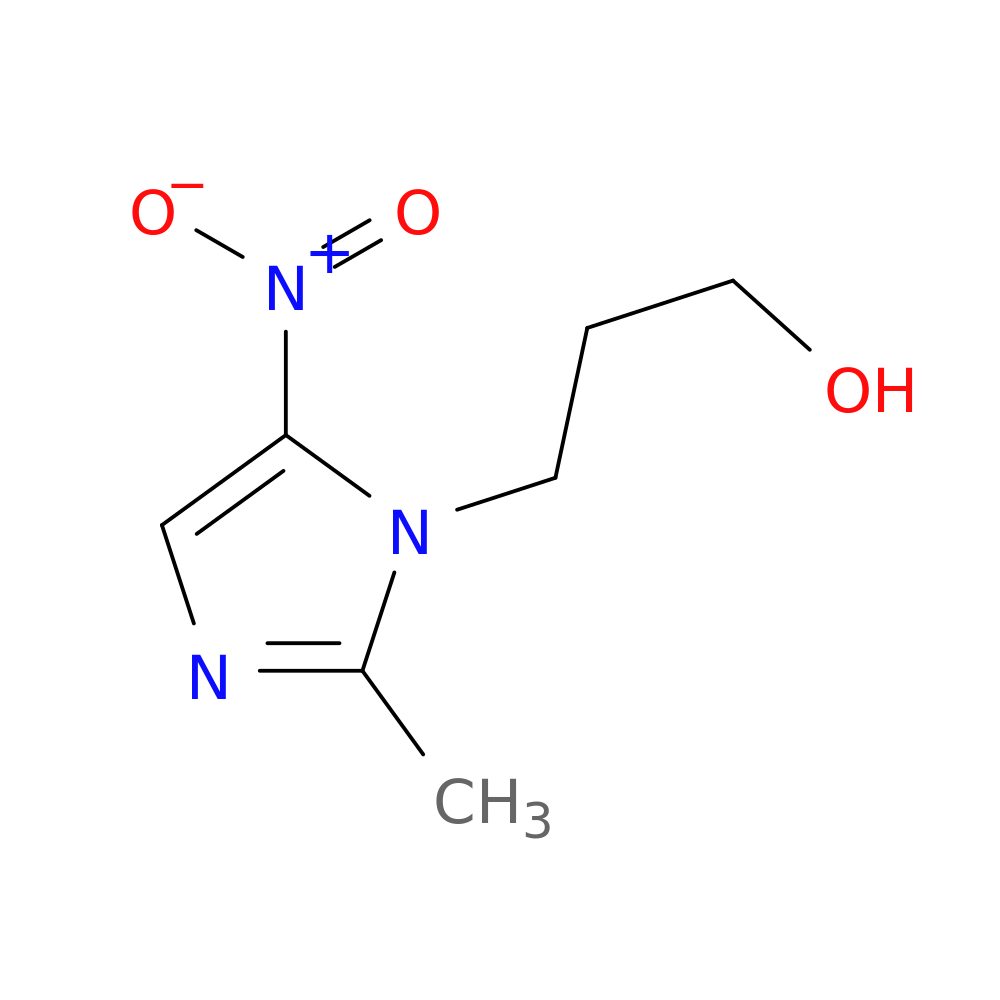2-Methyl-5-nitroimidazole-1-propanol