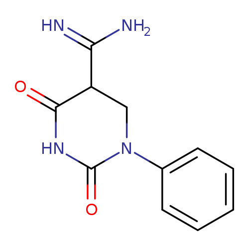 2,4-dioxo-1-phenyl-1,3-diazinane-5-carboximidamide