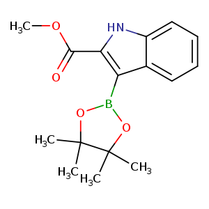methyl 3-(4,4,5,5-tetramethyl-1,3,2-dioxaborolan-2-yl)-1H-indole-2-carboxylate
