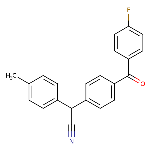 2-[4-(4-fluorobenzoyl)phenyl]-2-(4-methylphenyl)acetonitrile