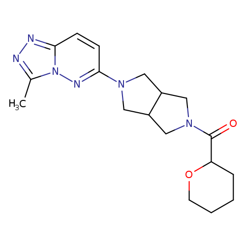 2-{3-methyl-[1,2,4]triazolo[4,3-b]pyridazin-6-yl}-5-(oxane-2-carbonyl)-octahydropyrrolo[3,4-c]pyrrole