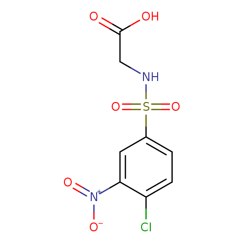 2-(4-chloro-3-nitrobenzenesulfonamido)acetic acid