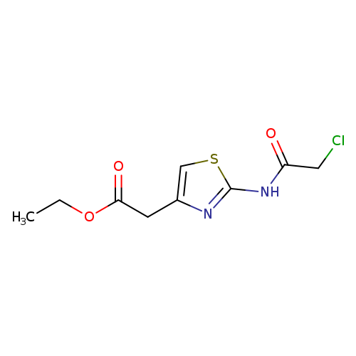 Ethyl (2-[(chloroacetyl)amino]-1,3-thiazol-4-yl)acetate