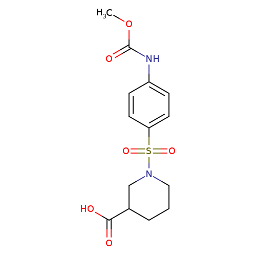 1-(4-METHOXYCARBONYLAMINO-BENZENESULFONYL)-PIPERIDINE-3-CARBOXYLIC ACID