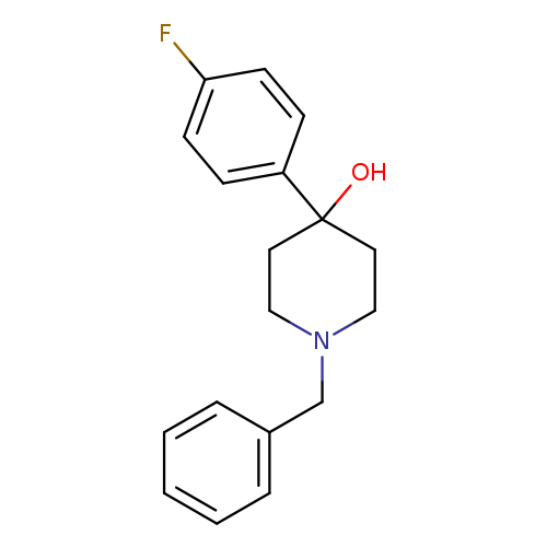 4-Piperidinol, 4-(4-fluorophenyl)-1-(phenylmethyl)-