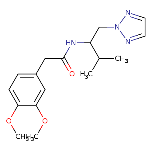 2-(3,4-dimethoxyphenyl)-N-[3-methyl-1-(2H-1,2,3-triazol-2-yl)butan-2-yl]acetamide