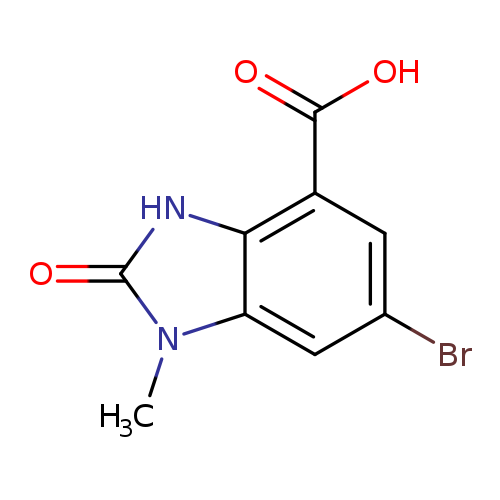 6-bromo-1-methyl-2-oxo-2,3-dihydro-1H-1,3-benzodiazole-4-carboxylicacid