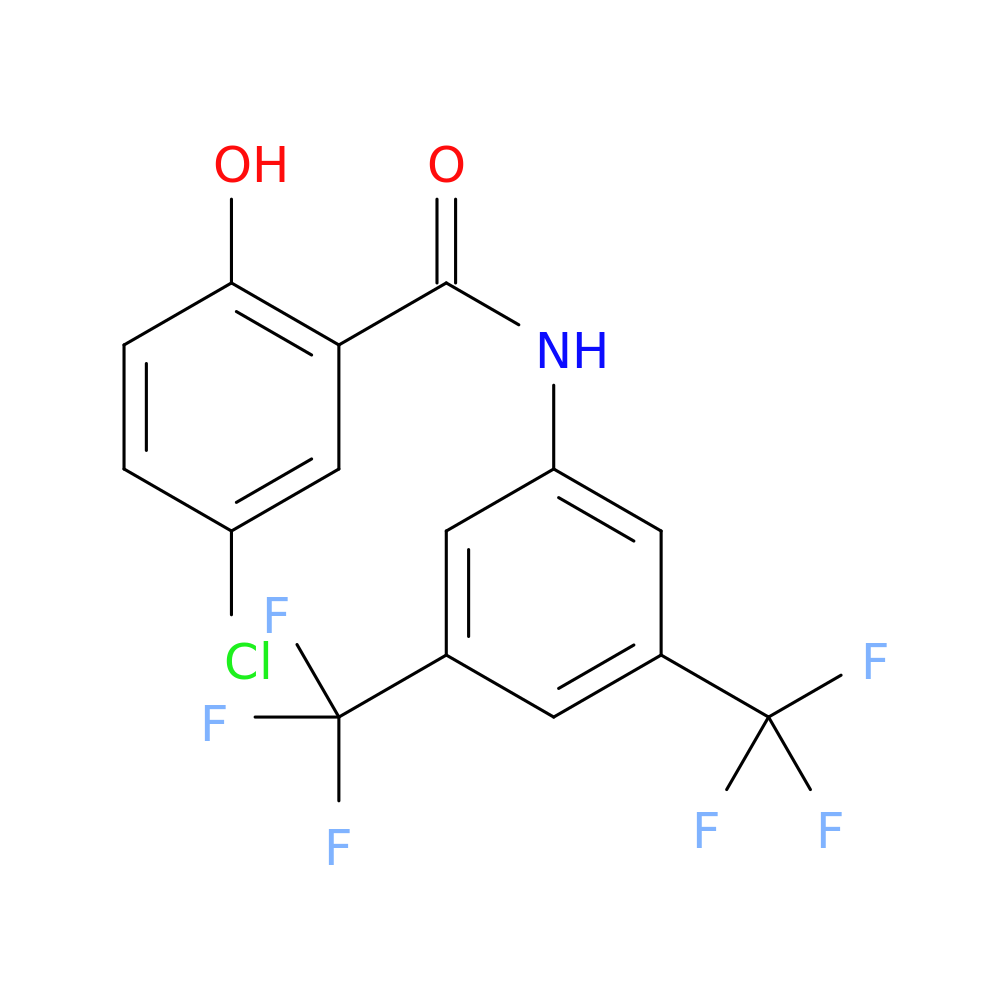 N-[3,5-Bis(trifluoromethyl)phenyl]-5-chloro-2-hydroxybenzamide
