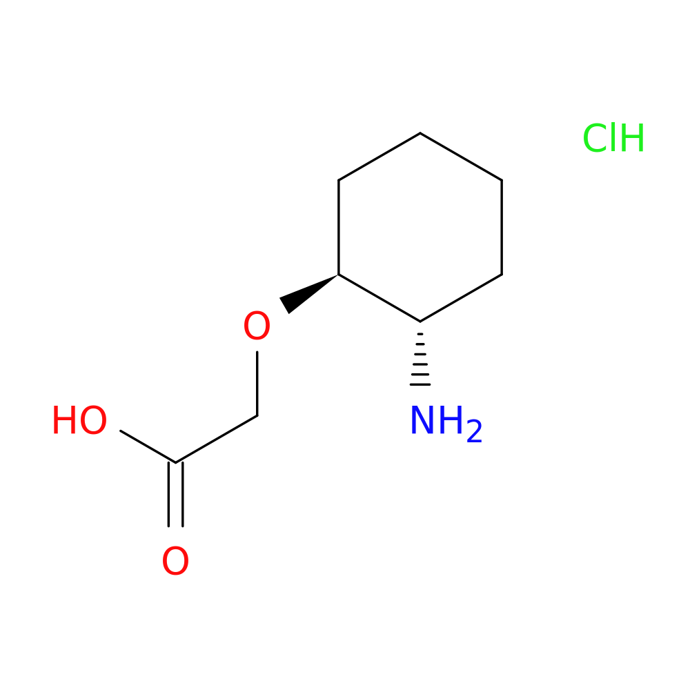 2-{[(1S,2S)-2-aminocyclohexyl]oxy}acetic acid hydrochloride