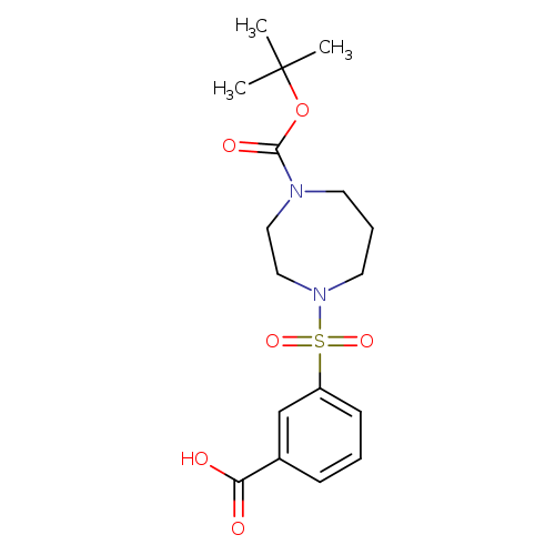 1H-1,4-Diazepine-1-carboxylicacid, 4-[(3-carboxyphenyl)sulfonyl]hexahydro-, 1-(1,1-dimethylethyl) ester