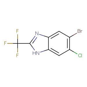 5-Bromo-6-chloro-2-(trifluoromethyl)-1h-benzimidazole