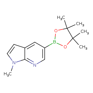 1H-Pyrrolo[2,3-b]pyridine, 1-methyl-5-(4,4,5,5-tetramethyl-1,3,2-dioxaborolan-2-yl)-