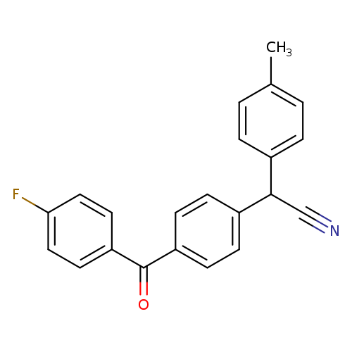 2-[4-(4-fluorobenzoyl)phenyl]-2-(4-methylphenyl)acetonitrile