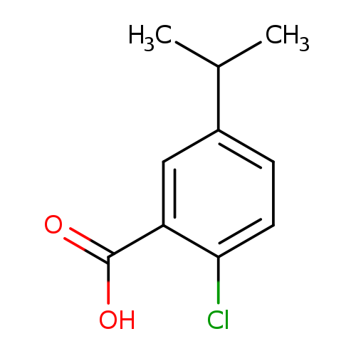 Benzoic acid, 2-chloro-5-(1-methylethyl)-