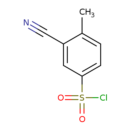 Benzenesulfonyl chloride, 3-​cyano-​4-​methyl-