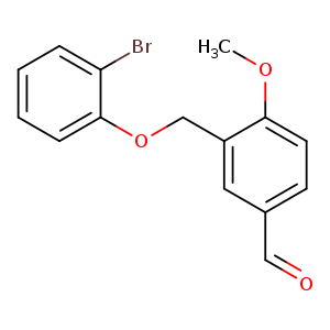 3-[(2-Bromophenoxy)methyl]-4-methoxybenzaldehyde