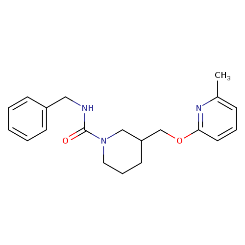N-benzyl-3-{[(6-methylpyridin-2-yl)oxy]methyl}piperidine-1-carboxamide