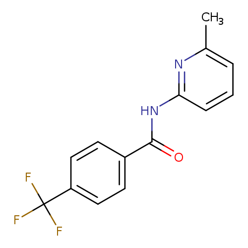 N-(6-methyl-2-pyridinyl)-4-(trifluoromethyl)benzamide