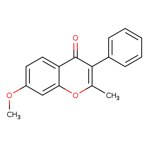 4H-1-Benzopyran-4-one, 7-methoxy-2-methyl-3-phenyl-