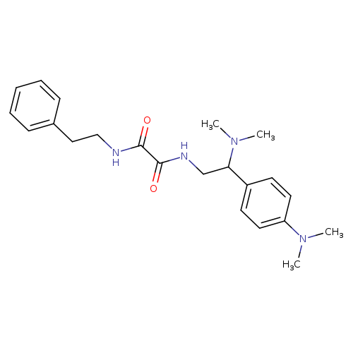 N-[2-(dimethylamino)-2-[4-(dimethylamino)phenyl]ethyl]-N'-(2-phenylethyl)ethanediamide
