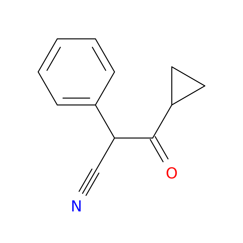 3-cyclopropyl-3-oxo-2-phenylpropanenitrile